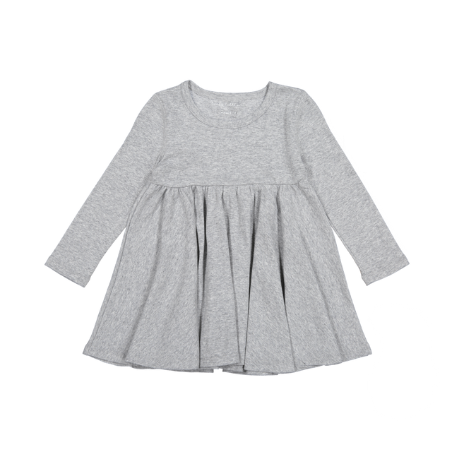 The Long Sleeve Dress - Heather - HoneyBug 