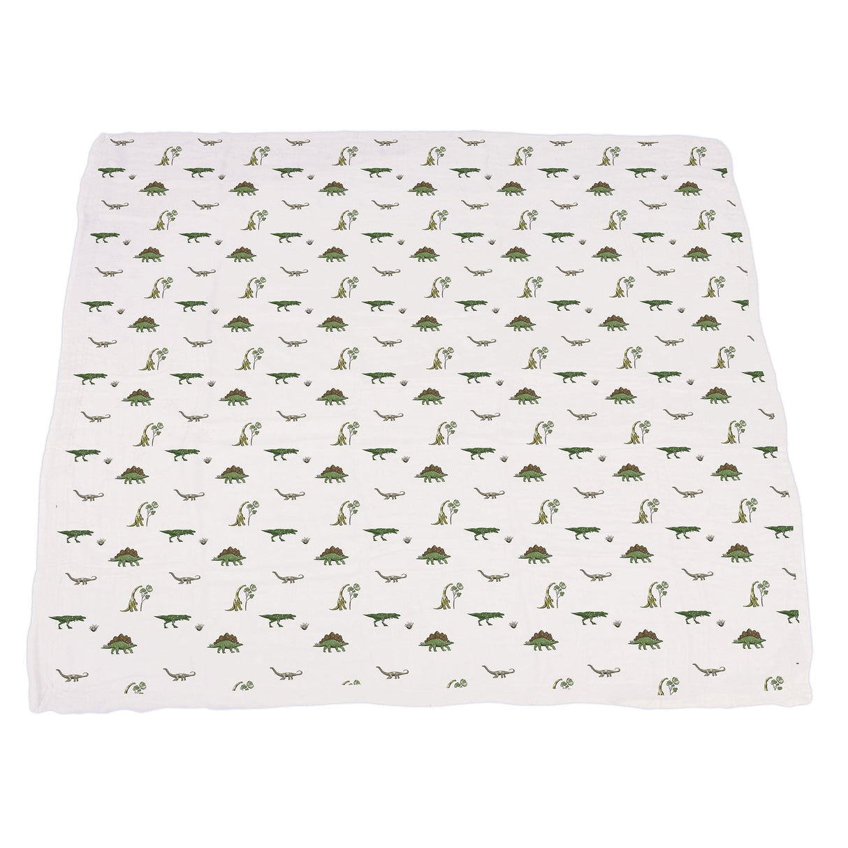 Dino Days and Tropical Forest Cotton Newcastle Blanket - HoneyBug 