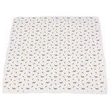 Dino Feet and Pteranodon Cotton Muslin NewcastleBlanket - HoneyBug 