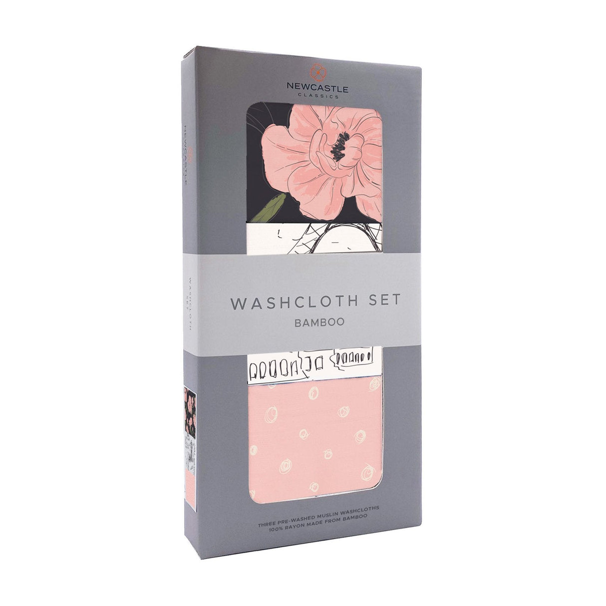 London, Paris, New York Washcloth Set - HoneyBug 